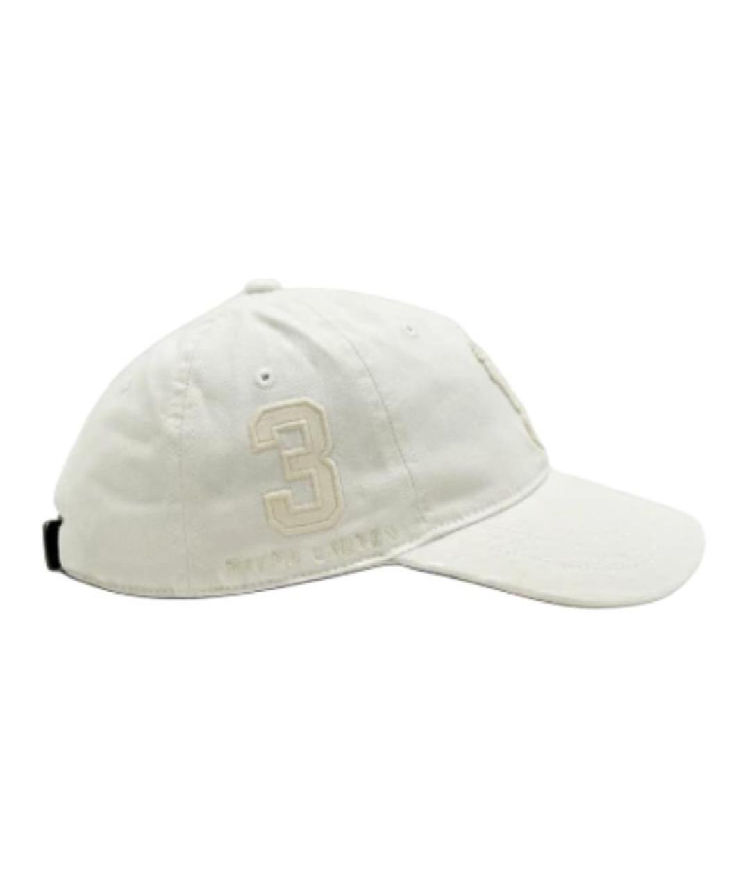 POLO RALPH LAUREN Белая кепка, фото 4
