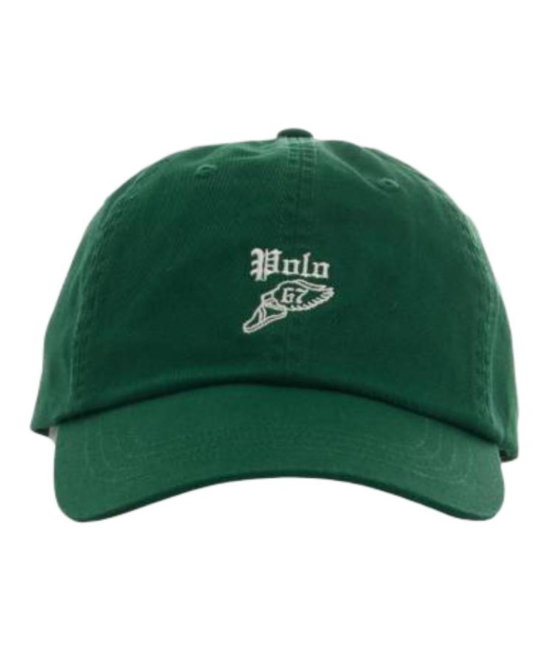 POLO RALPH LAUREN Зеленая кепка/бейсболка, фото 1