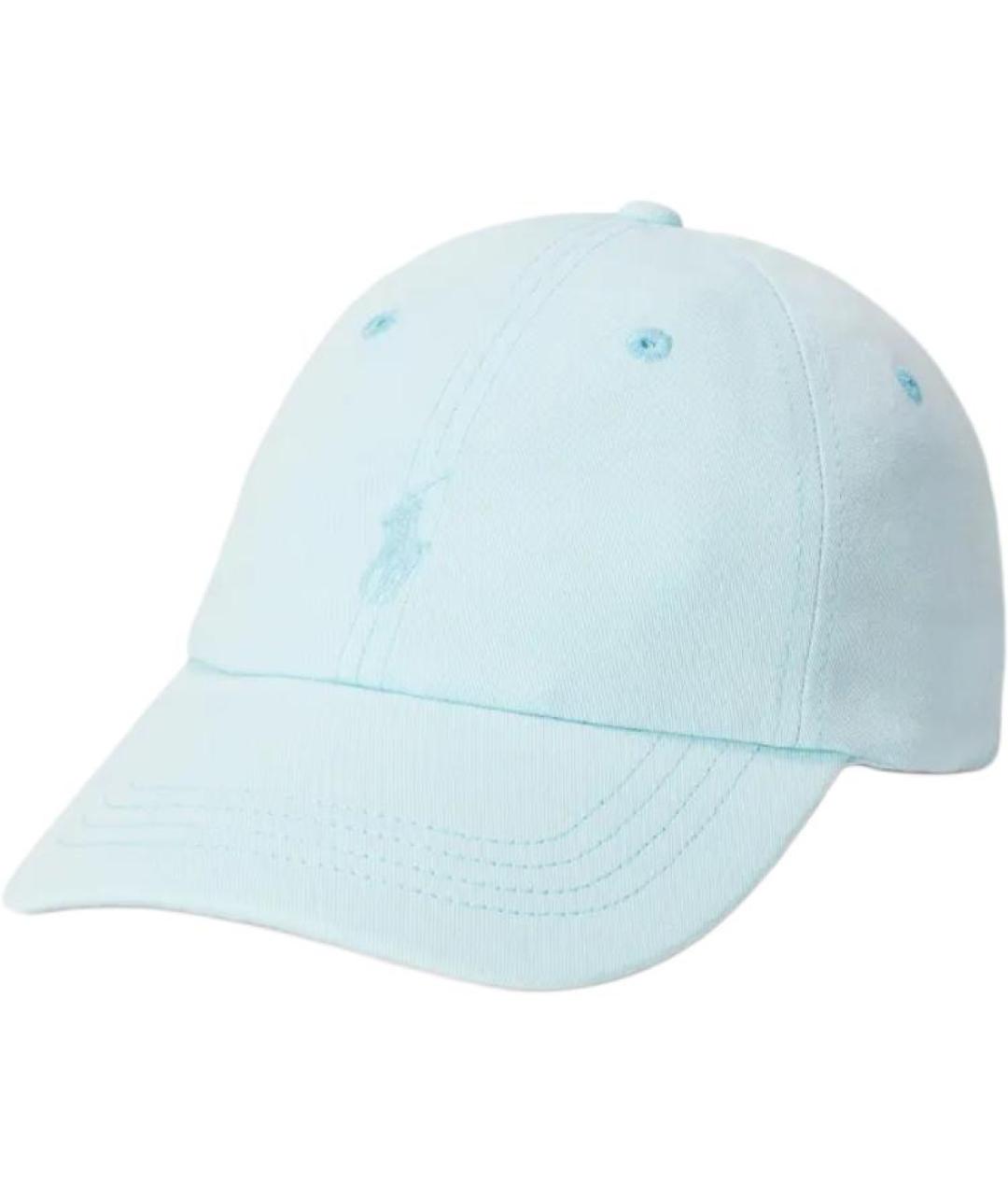 POLO RALPH LAUREN Голубая хлопковая кепка, фото 1