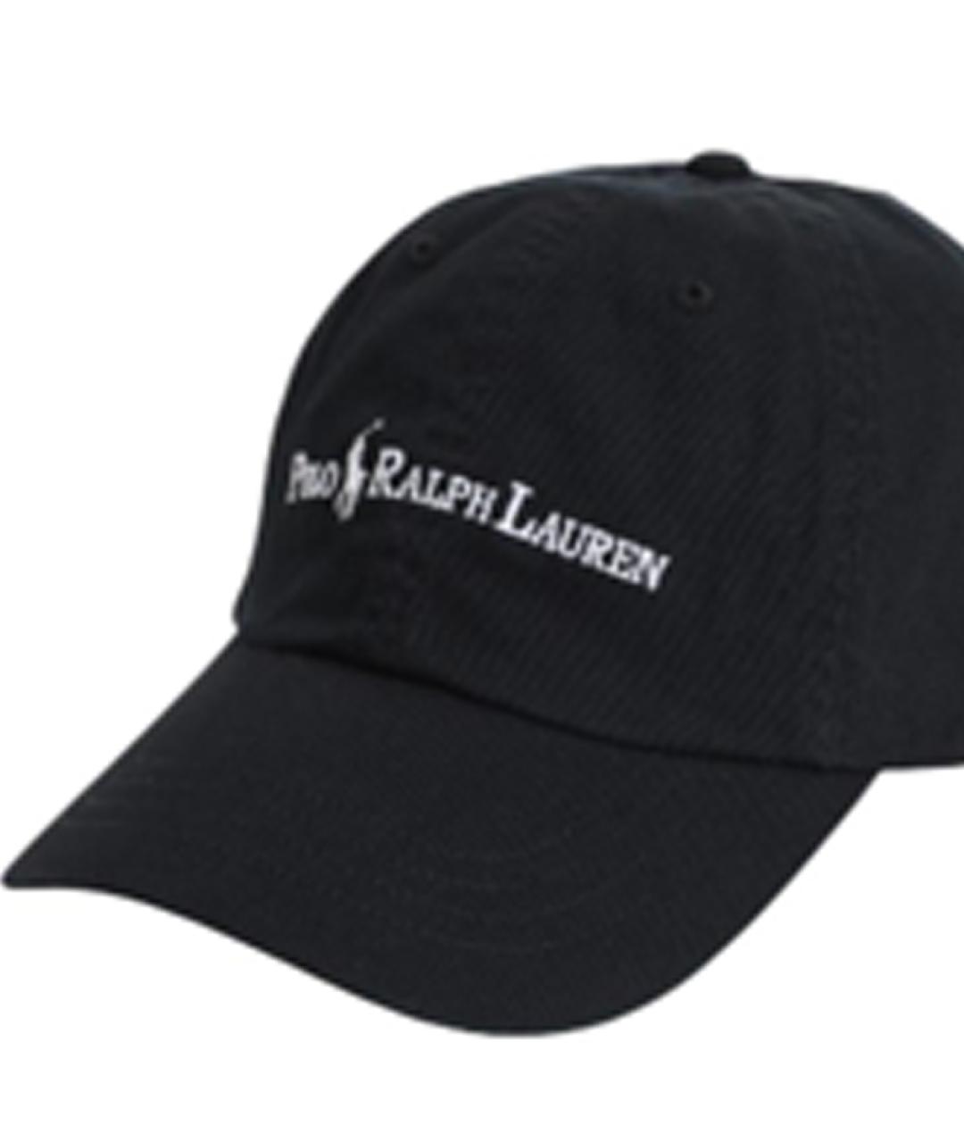 POLO RALPH LAUREN Черная хлопковая кепка, фото 3
