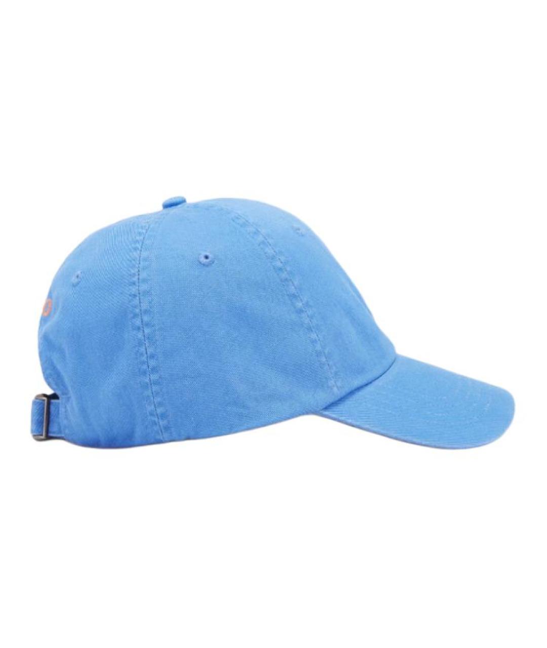 POLO RALPH LAUREN Голубая хлопковая кепка, фото 3