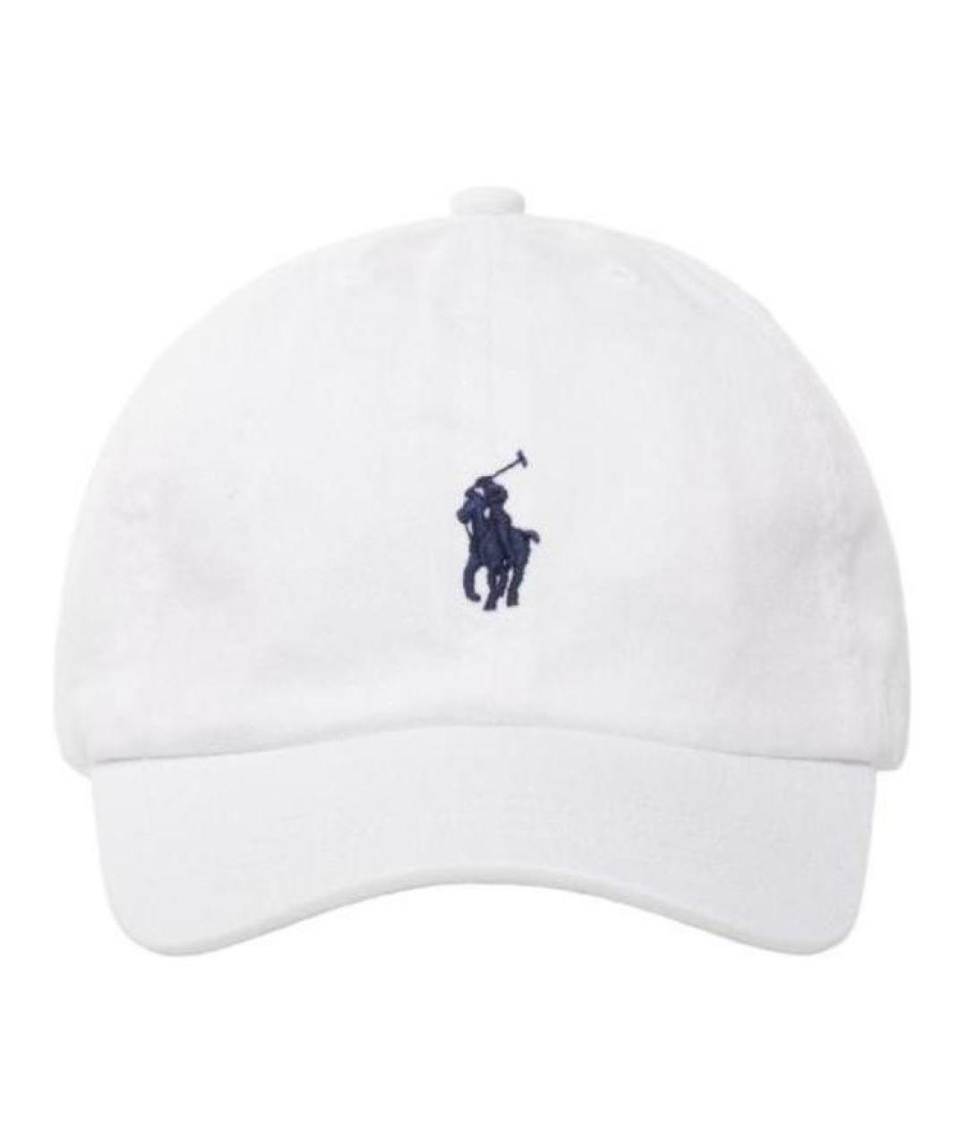 POLO RALPH LAUREN Белая хлопковая кепка, фото 2