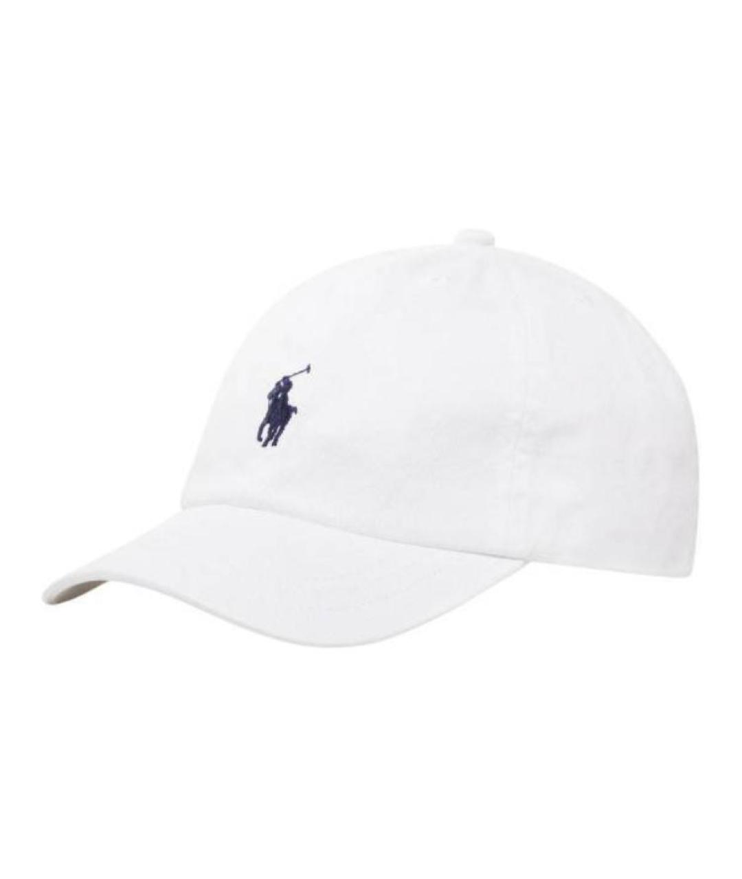 POLO RALPH LAUREN Белая хлопковая кепка, фото 1