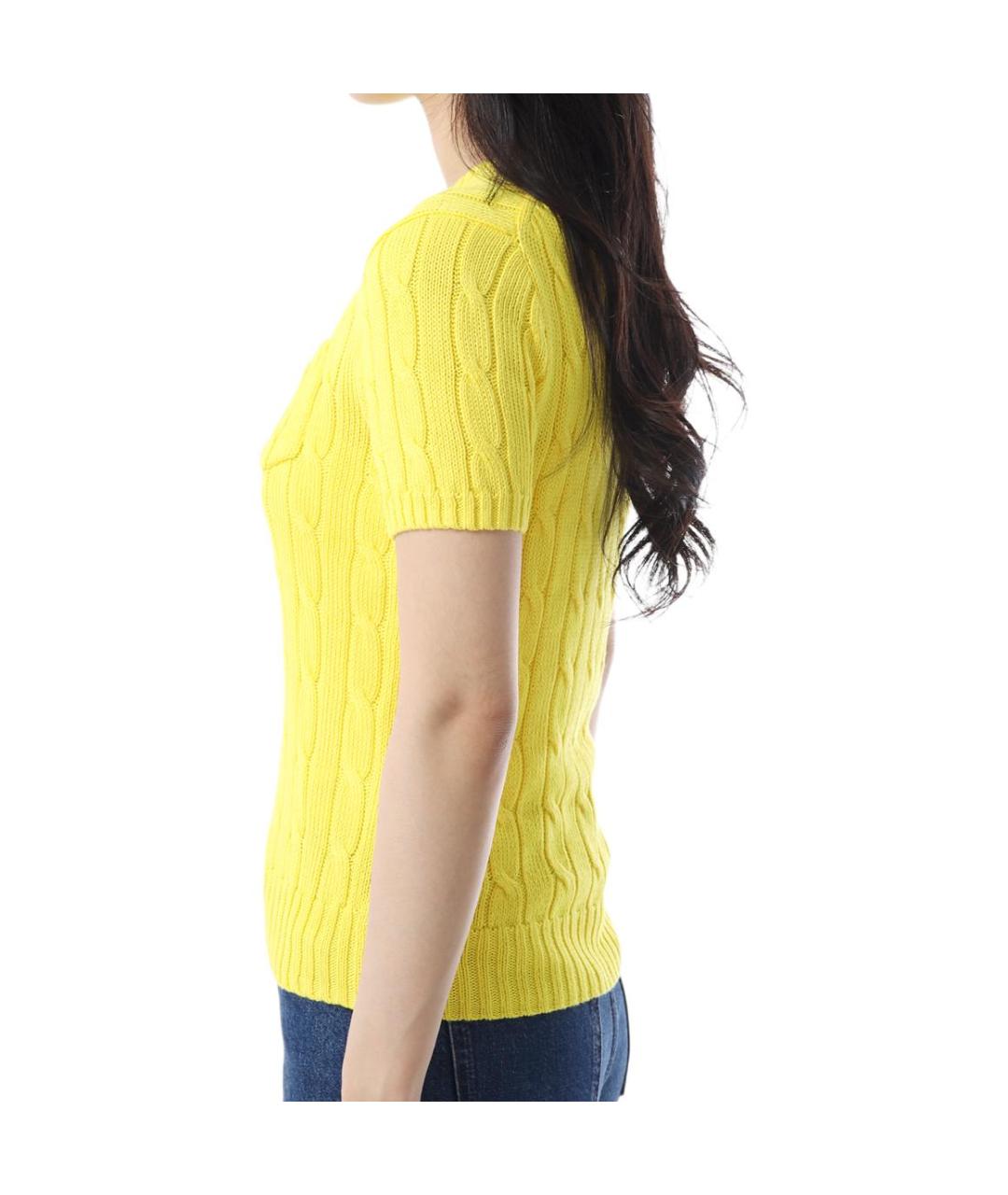 POLO RALPH LAUREN Желтый джемпер / свитер, фото 4