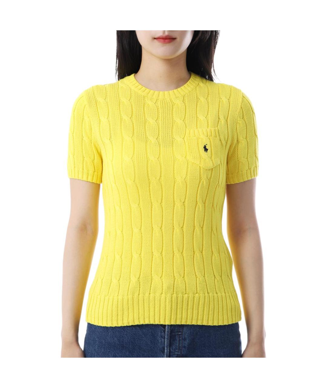 POLO RALPH LAUREN Желтый джемпер / свитер, фото 5