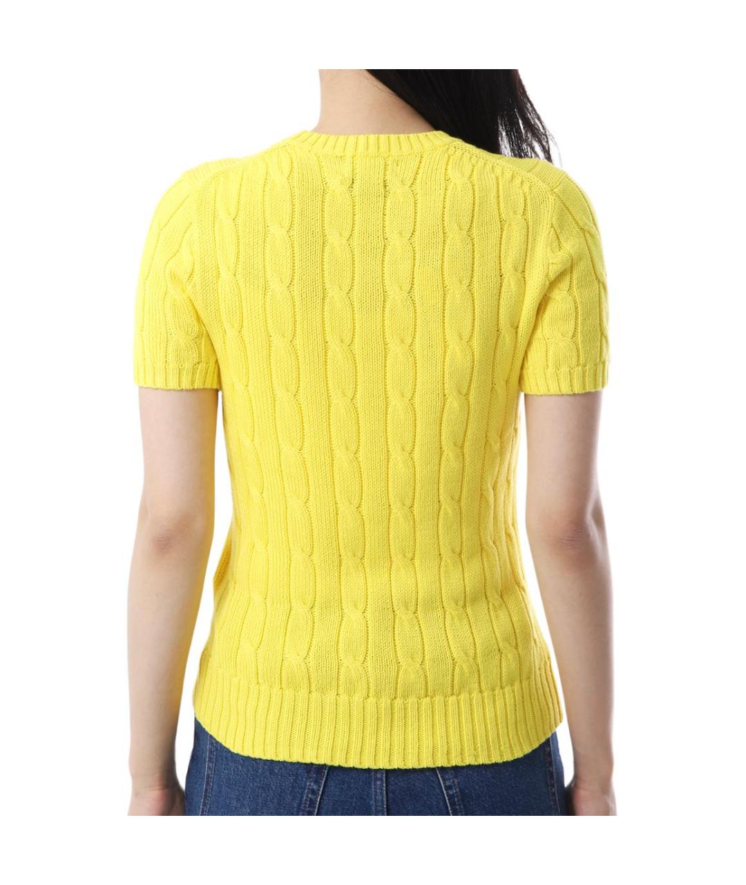 POLO RALPH LAUREN Желтый джемпер / свитер, фото 2