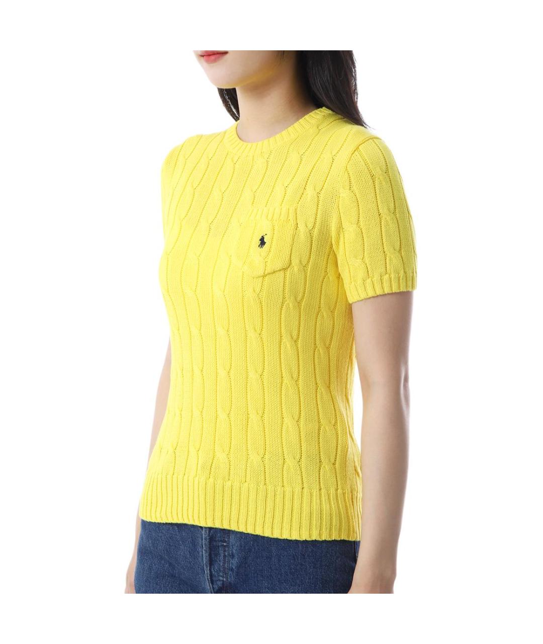 POLO RALPH LAUREN Желтый джемпер / свитер, фото 3