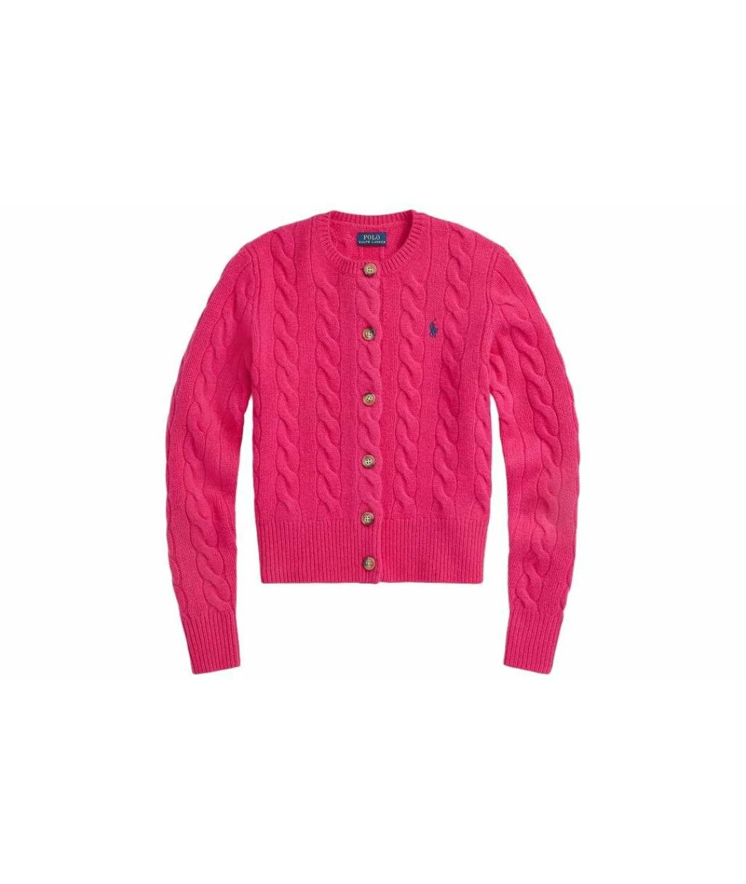 POLO RALPH LAUREN Фуксия хлопковый джемпер / свитер, фото 1