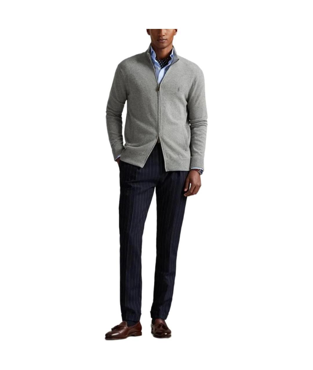 POLO RALPH LAUREN Серый джемпер / свитер, фото 3