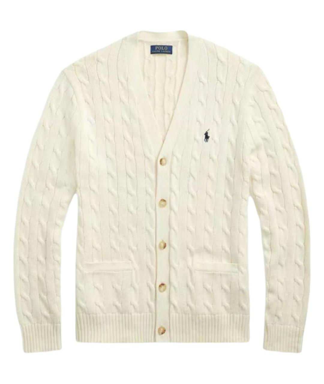 POLO RALPH LAUREN Белый кардиган, фото 1