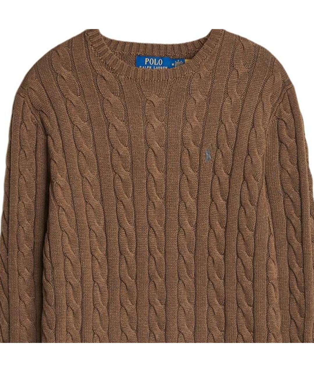POLO RALPH LAUREN Коричневый джемпер / свитер, фото 5