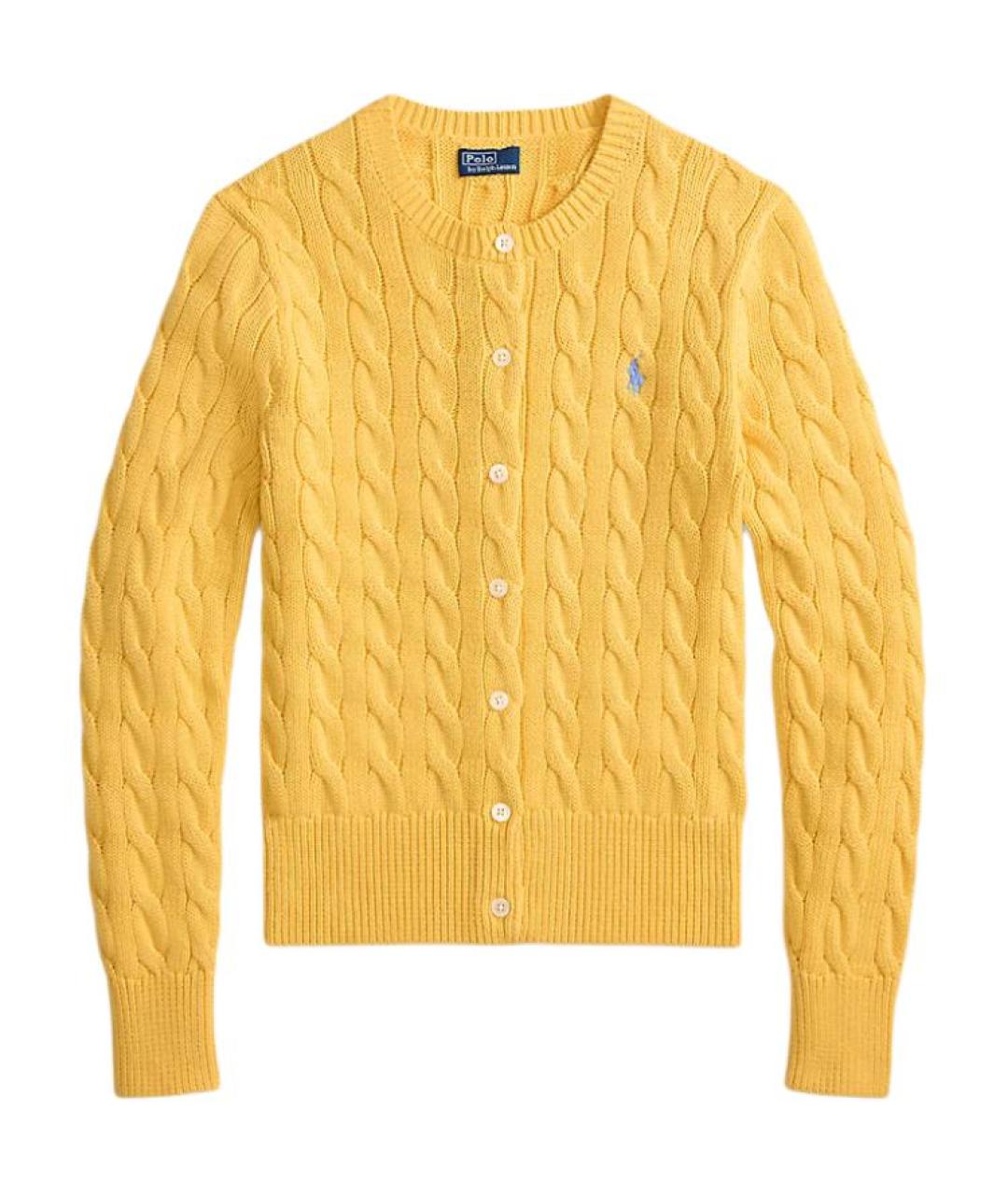 POLO RALPH LAUREN Желтый кардиган, фото 1