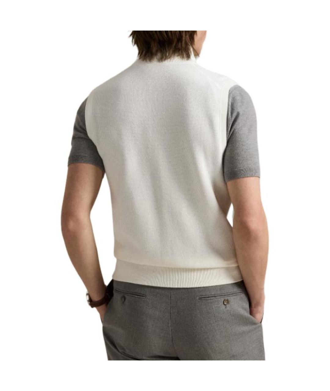 POLO RALPH LAUREN Белый жилет, фото 4