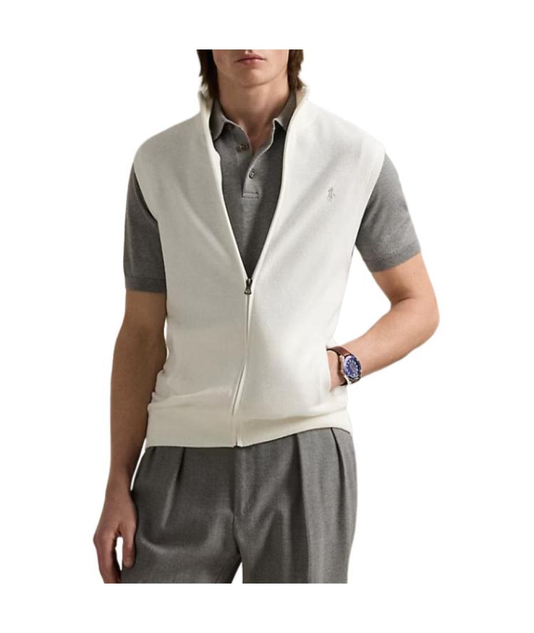 POLO RALPH LAUREN Белый жилет, фото 3