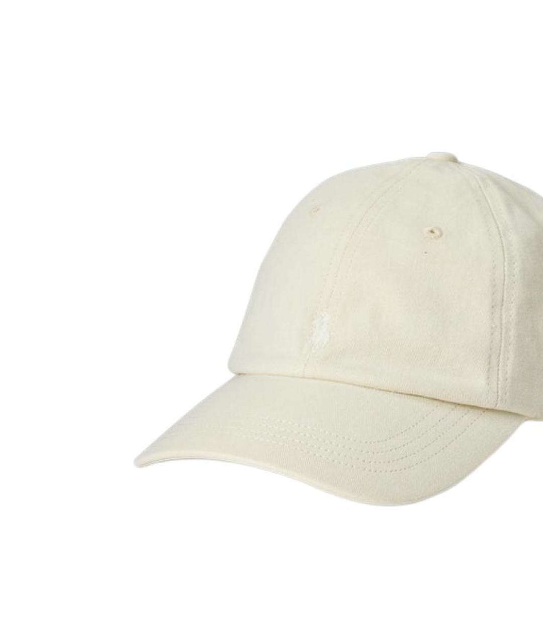 POLO RALPH LAUREN Белая хлопковая кепка, фото 3