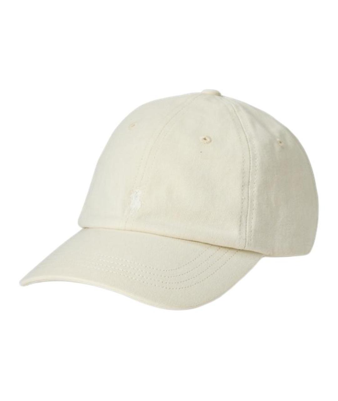 POLO RALPH LAUREN Белая хлопковая кепка, фото 1