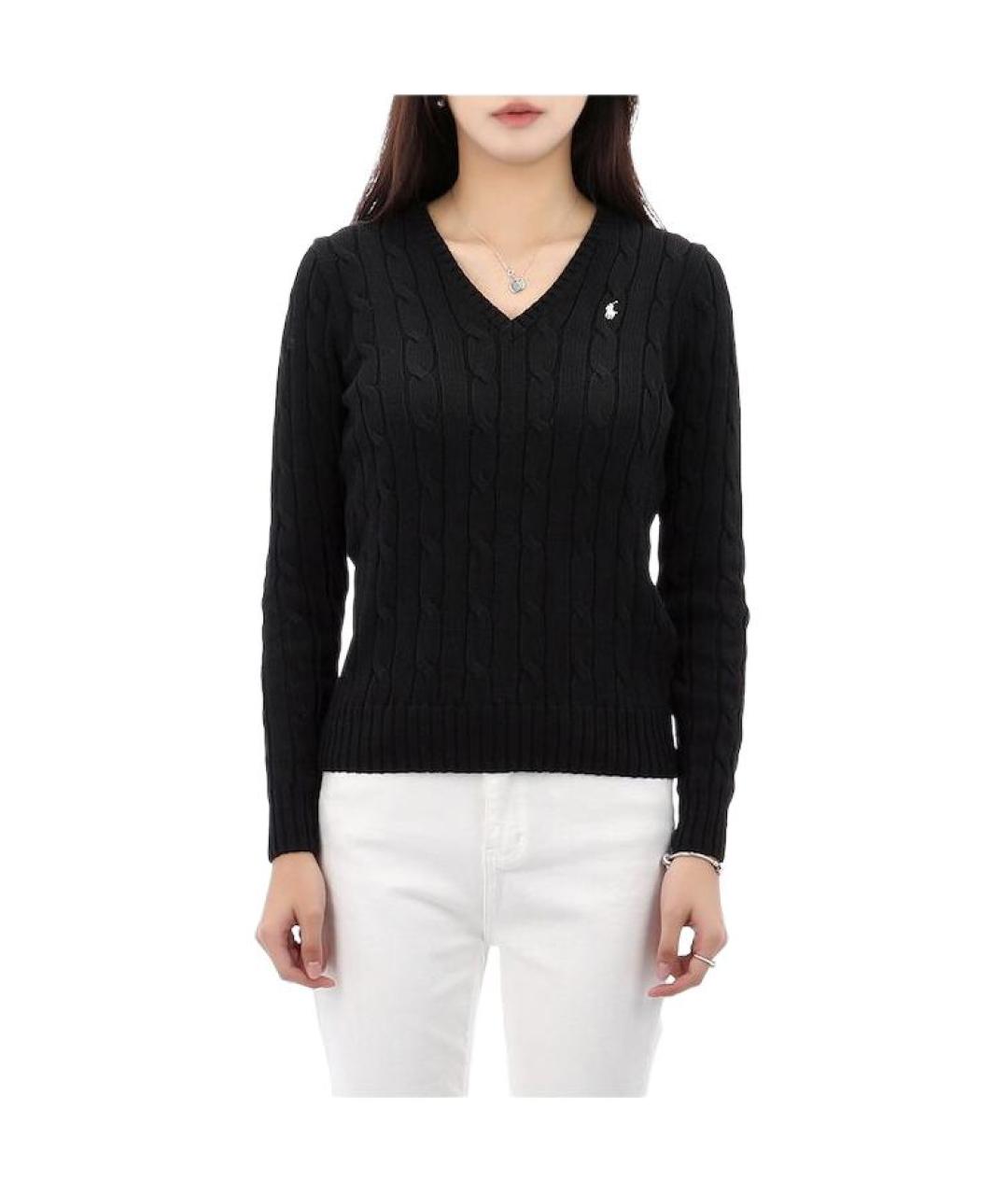 POLO RALPH LAUREN Черный джемпер / свитер, фото 2