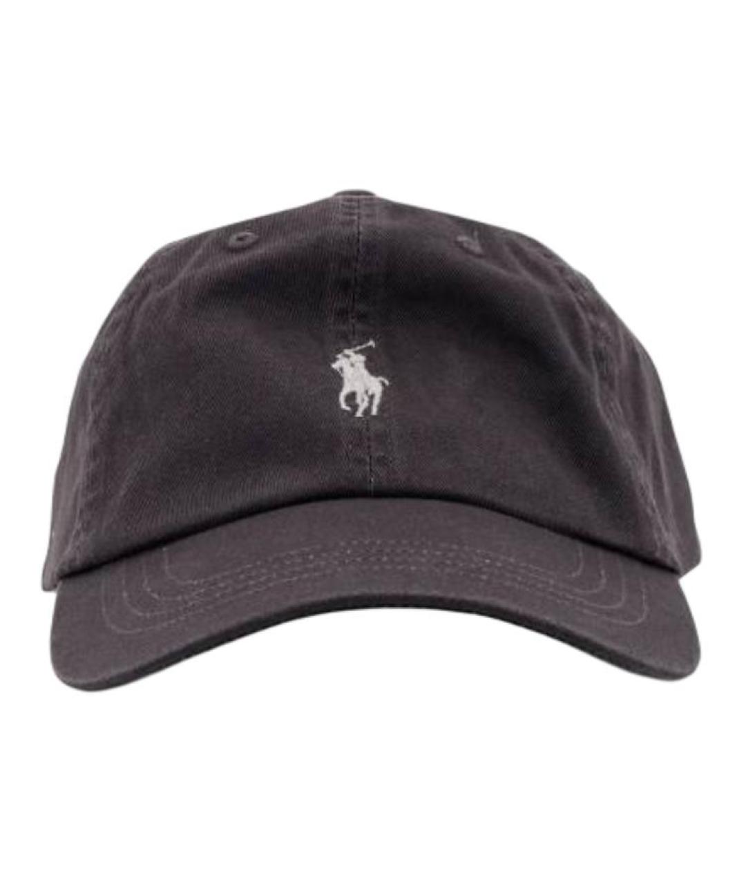 POLO RALPH LAUREN Черная хлопковая кепка, фото 2