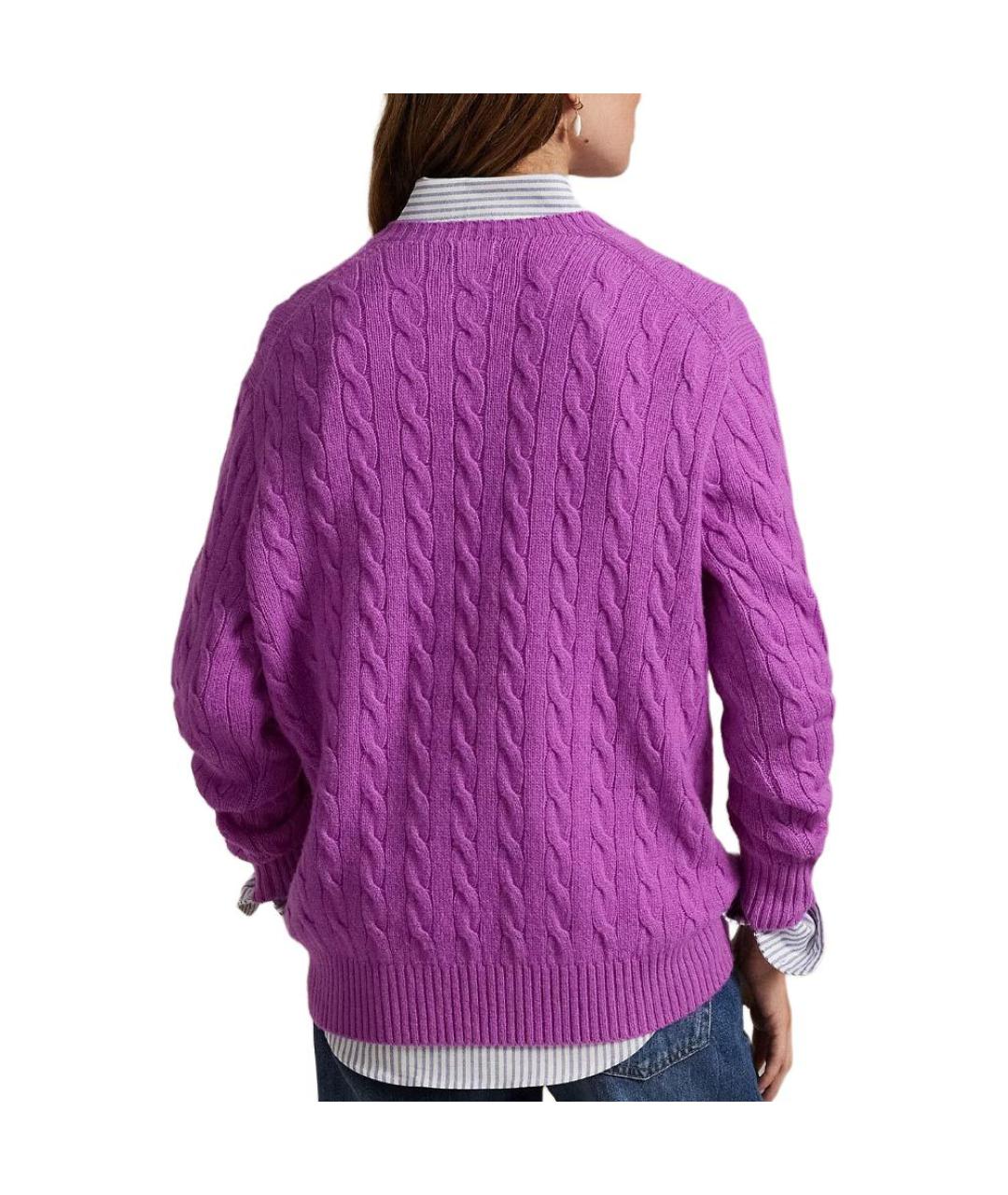 POLO RALPH LAUREN Фиолетовый джемпер / свитер, фото 4