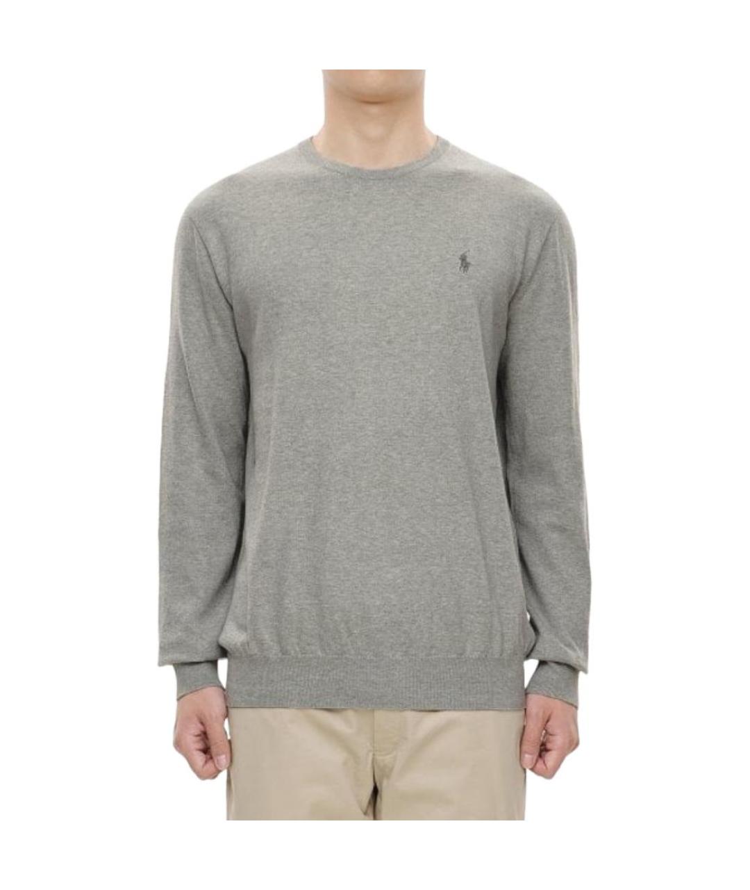 POLO RALPH LAUREN Серый джемпер / свитер, фото 6