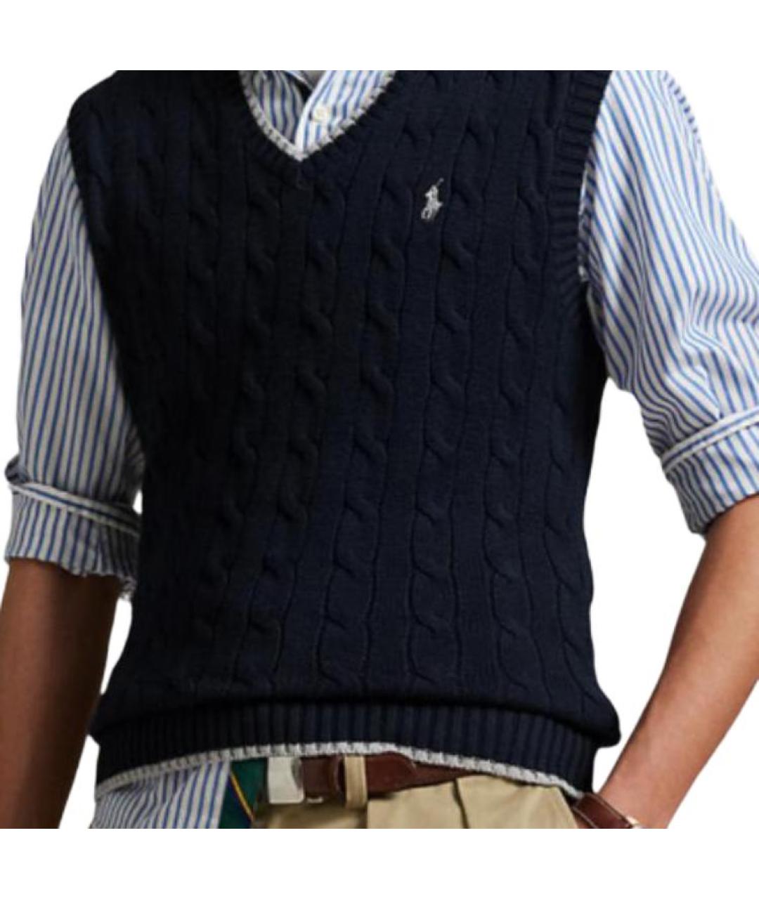 POLO RALPH LAUREN Синяя жилетка, фото 4