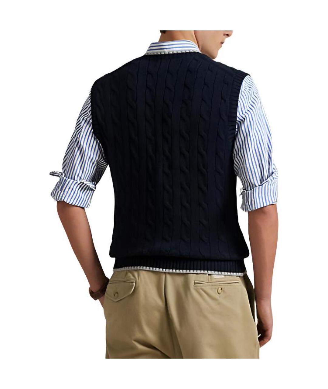 POLO RALPH LAUREN Синяя жилетка, фото 3