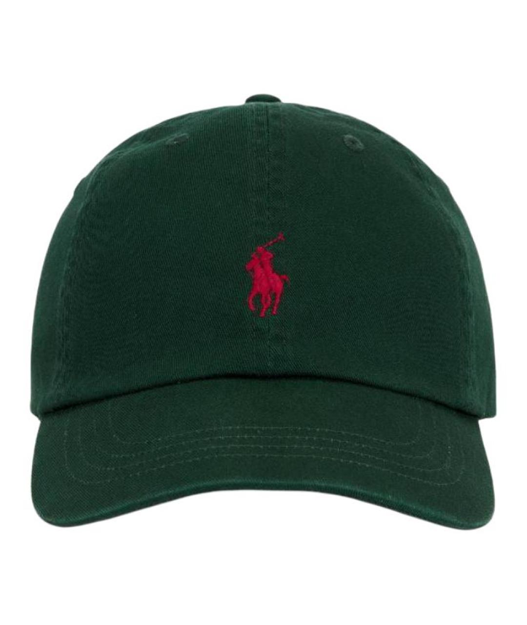 POLO RALPH LAUREN Зеленая хлопковая кепка, фото 1