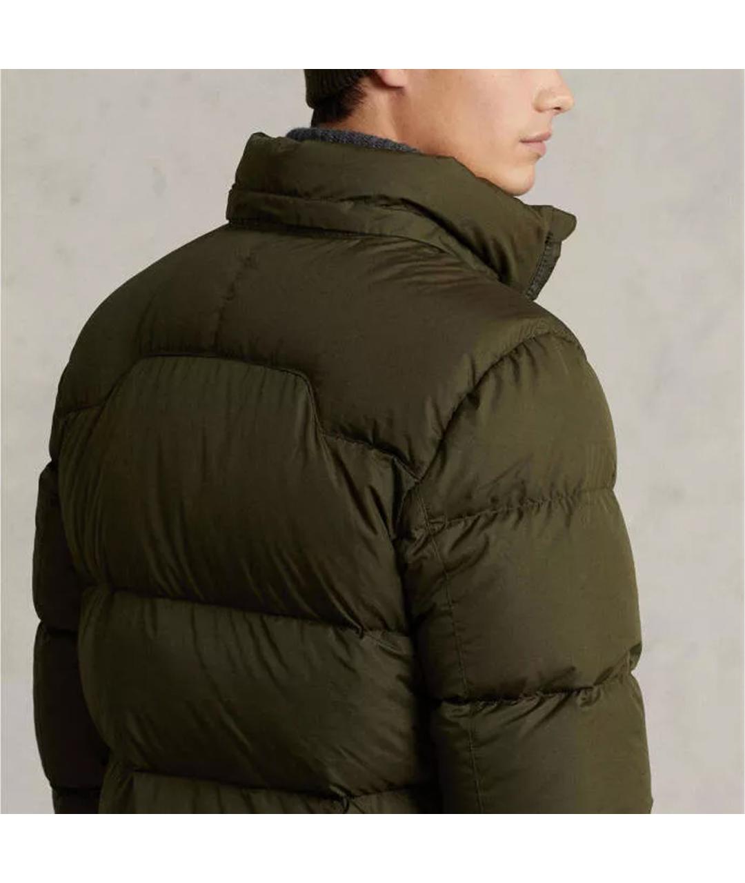 POLO RALPH LAUREN Зеленый пуховик, фото 4