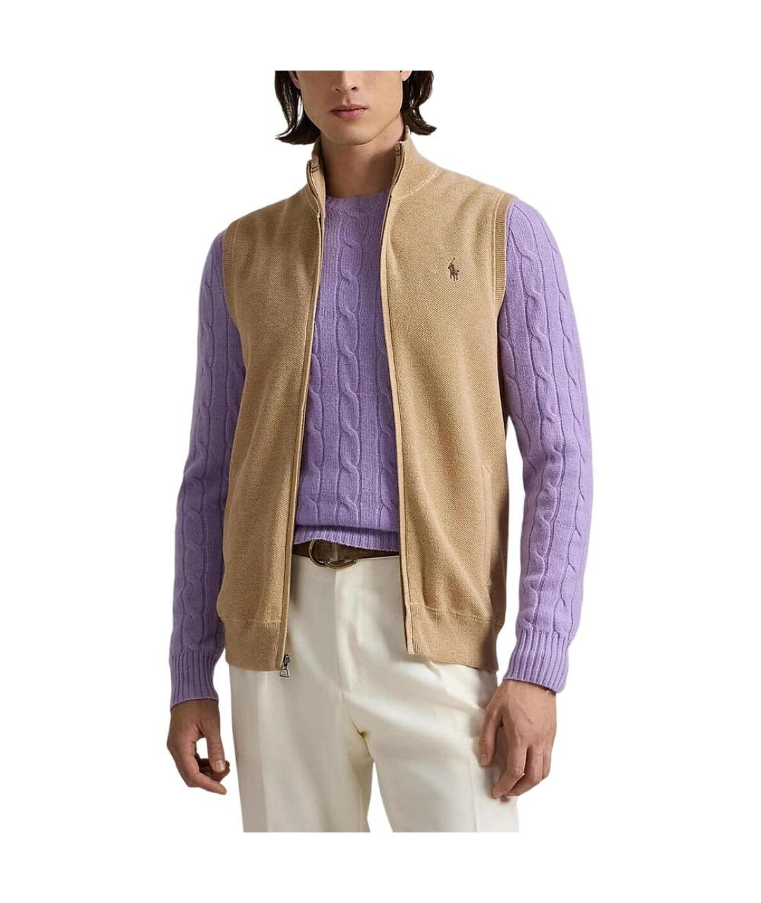 POLO RALPH LAUREN Хаки жилет, фото 6