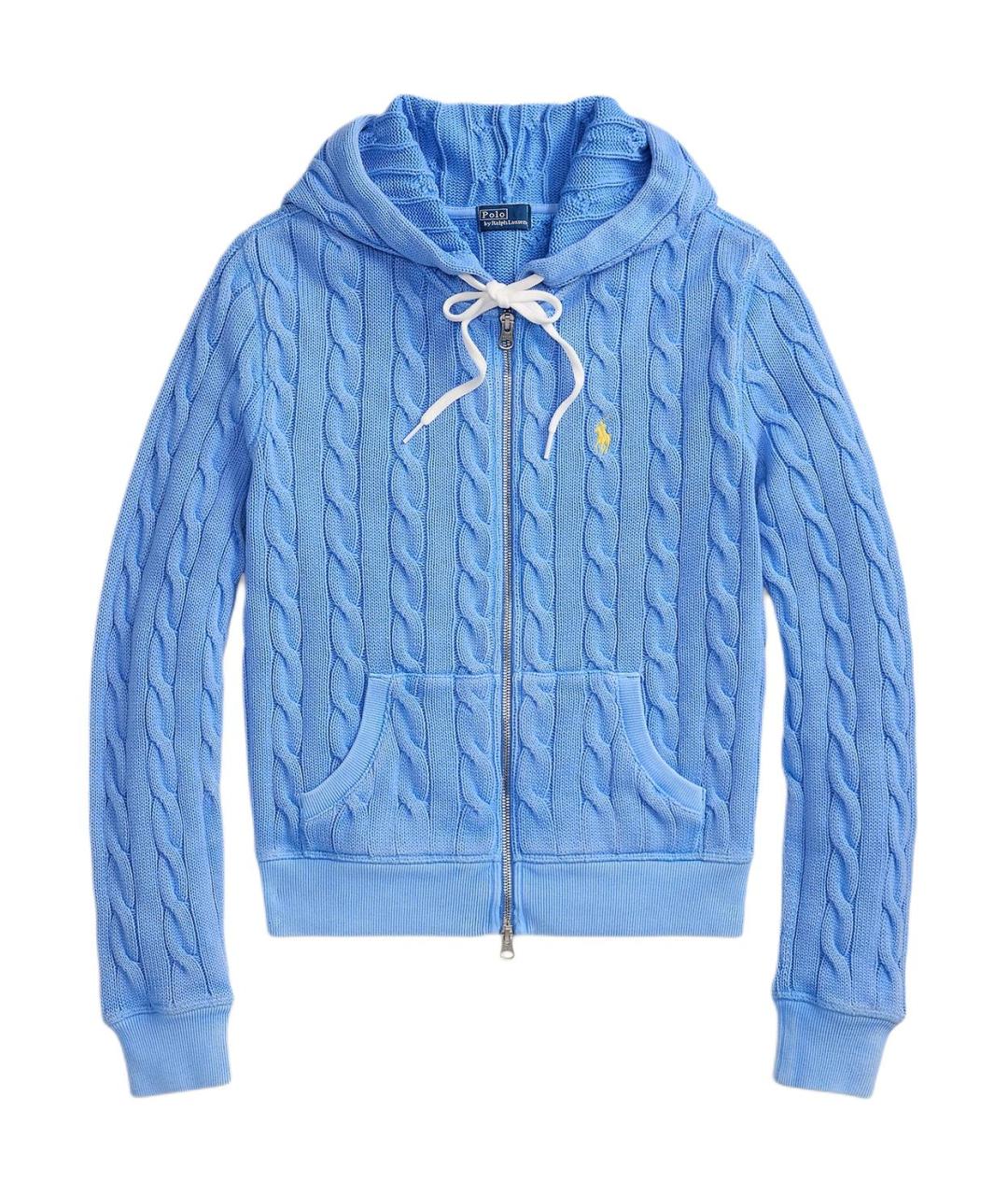 POLO RALPH LAUREN Синий хлопковый джемпер / свитер, фото 1