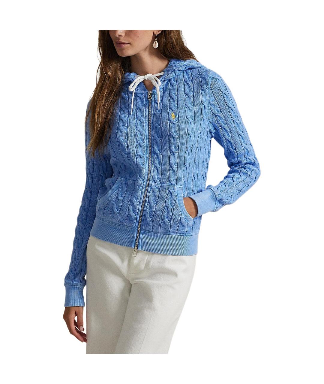 POLO RALPH LAUREN Синий хлопковый джемпер / свитер, фото 4