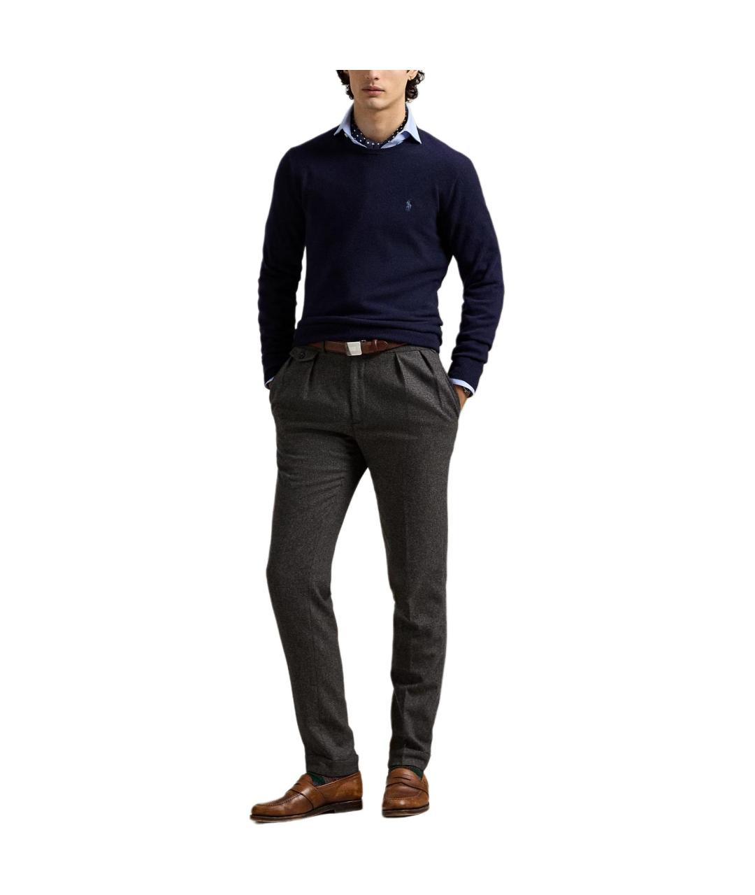 POLO RALPH LAUREN Темно-синий джемпер / свитер, фото 4