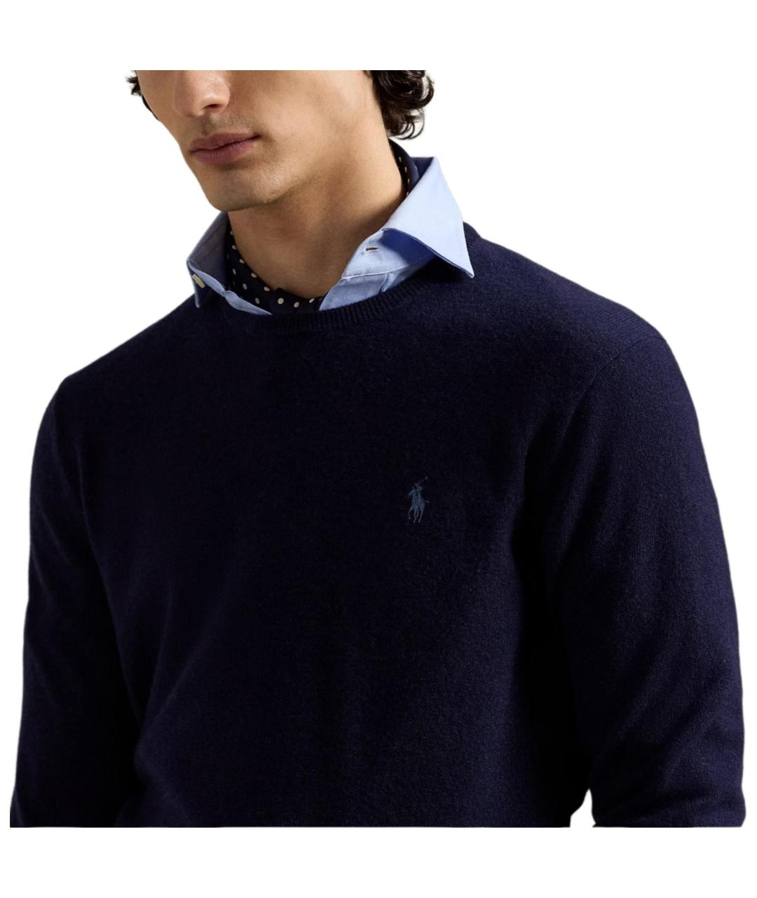POLO RALPH LAUREN Темно-синий джемпер / свитер, фото 5