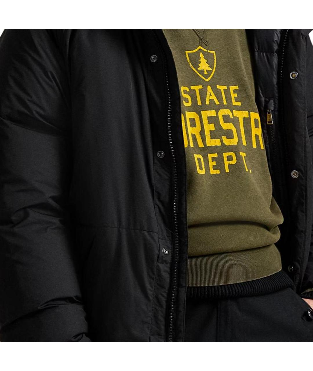 POLO RALPH LAUREN Черный пуховик, фото 3