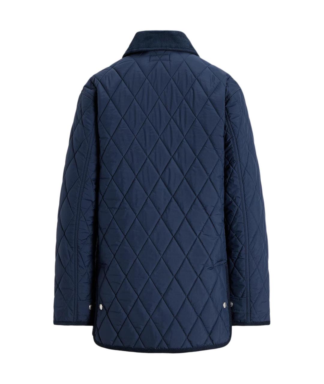 POLO RALPH LAUREN Темно-синяя хлопковая куртка, фото 2