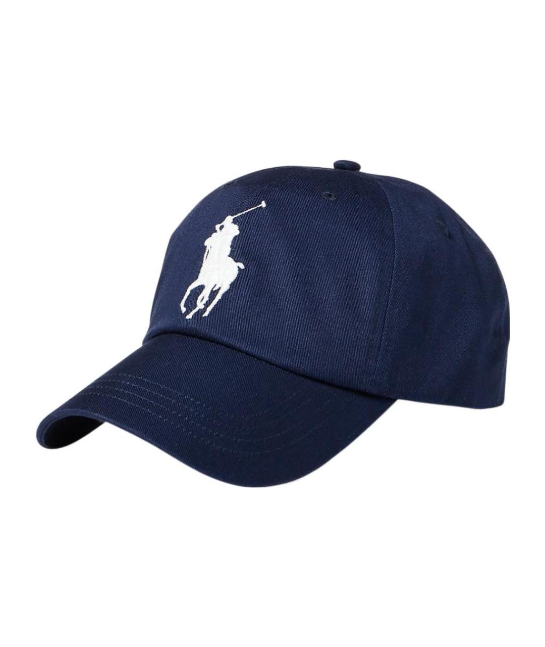 POLO RALPH LAUREN Синяя хлопковая кепка/бейсболка, фото 1