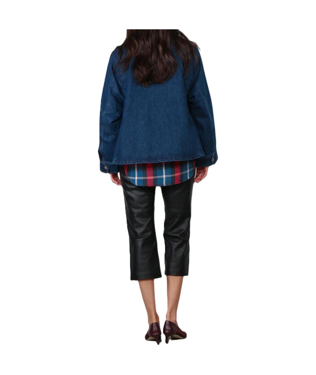 POLO RALPH LAUREN Синяя хлопковая куртка, фото 4