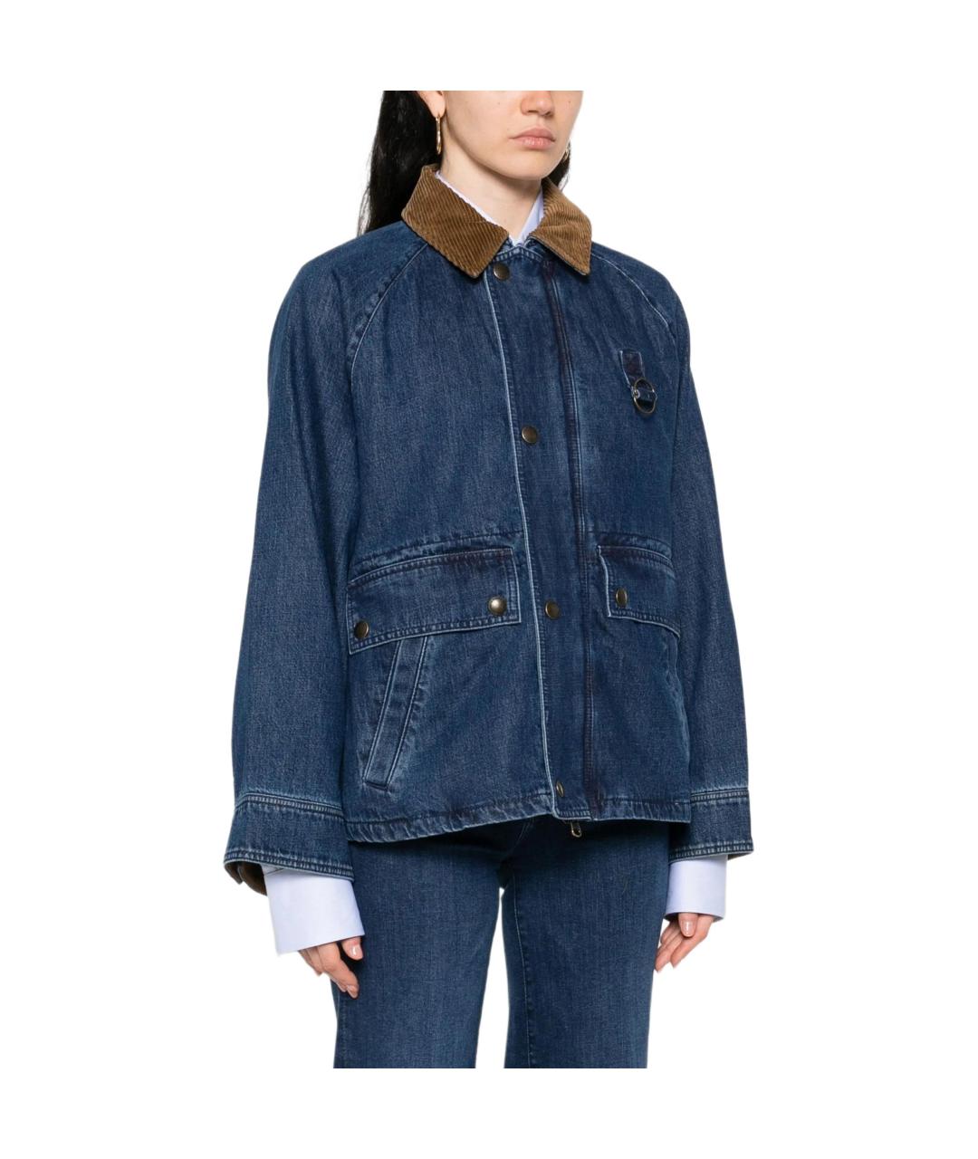 POLO RALPH LAUREN Синяя хлопковая куртка, фото 2