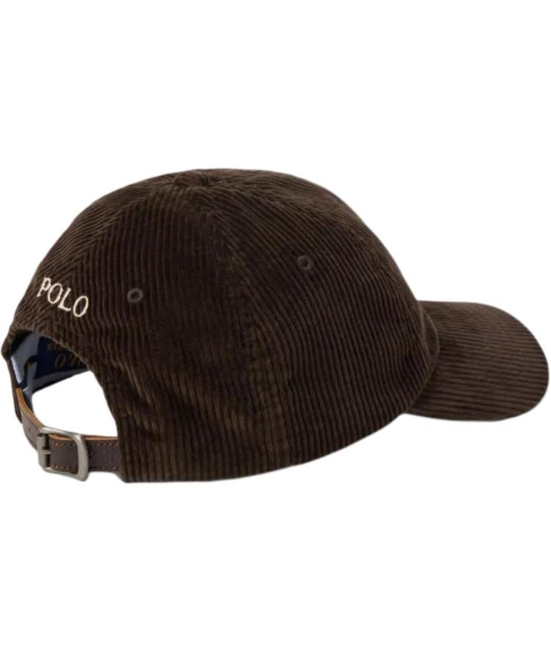 POLO RALPH LAUREN Коричневая кепка/бейсболка, фото 2