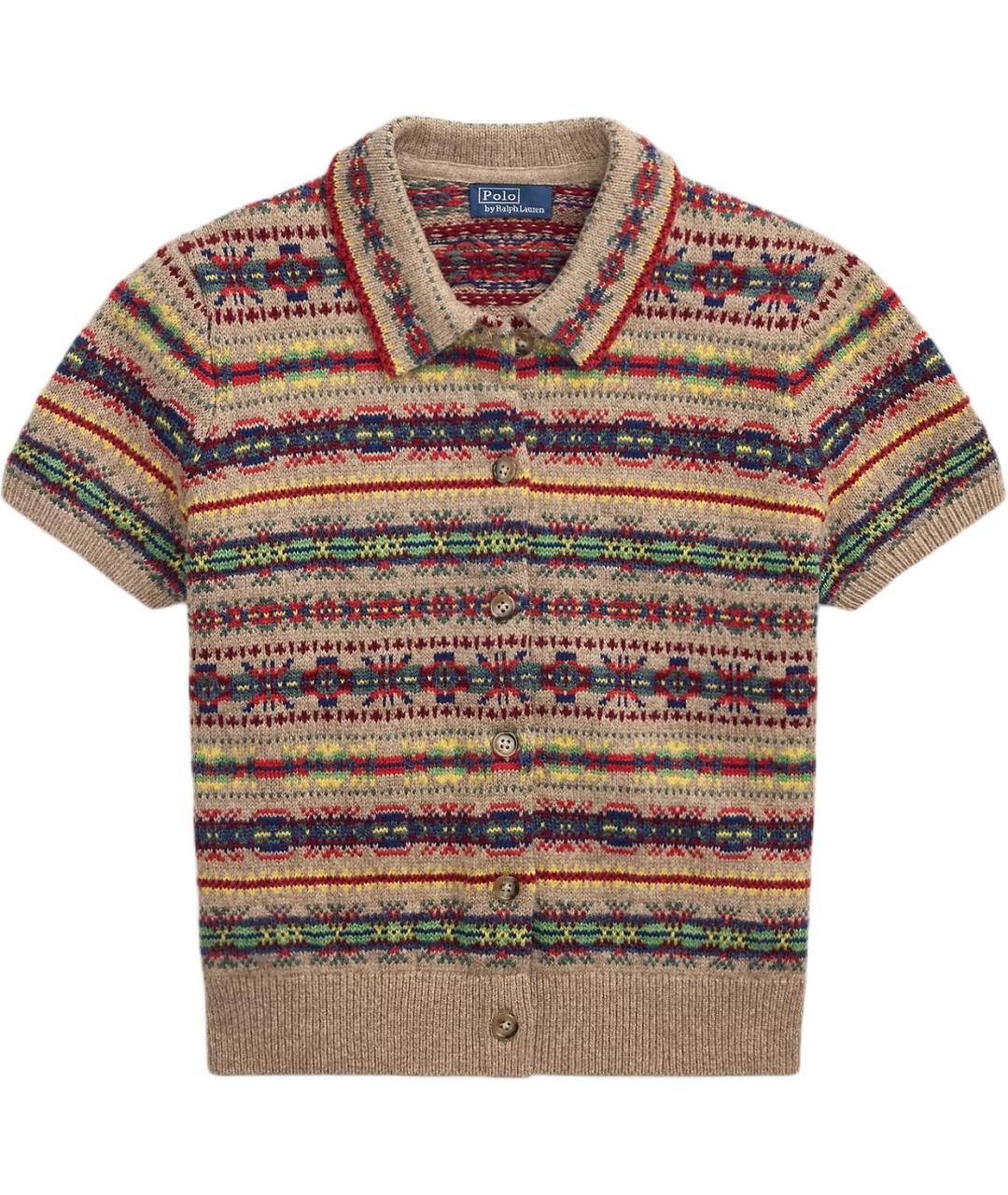 POLO RALPH LAUREN Коричневый джемпер / свитер, фото 1