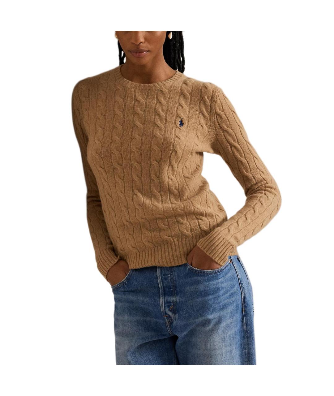 POLO RALPH LAUREN Бежевый джемпер / свитер, фото 3