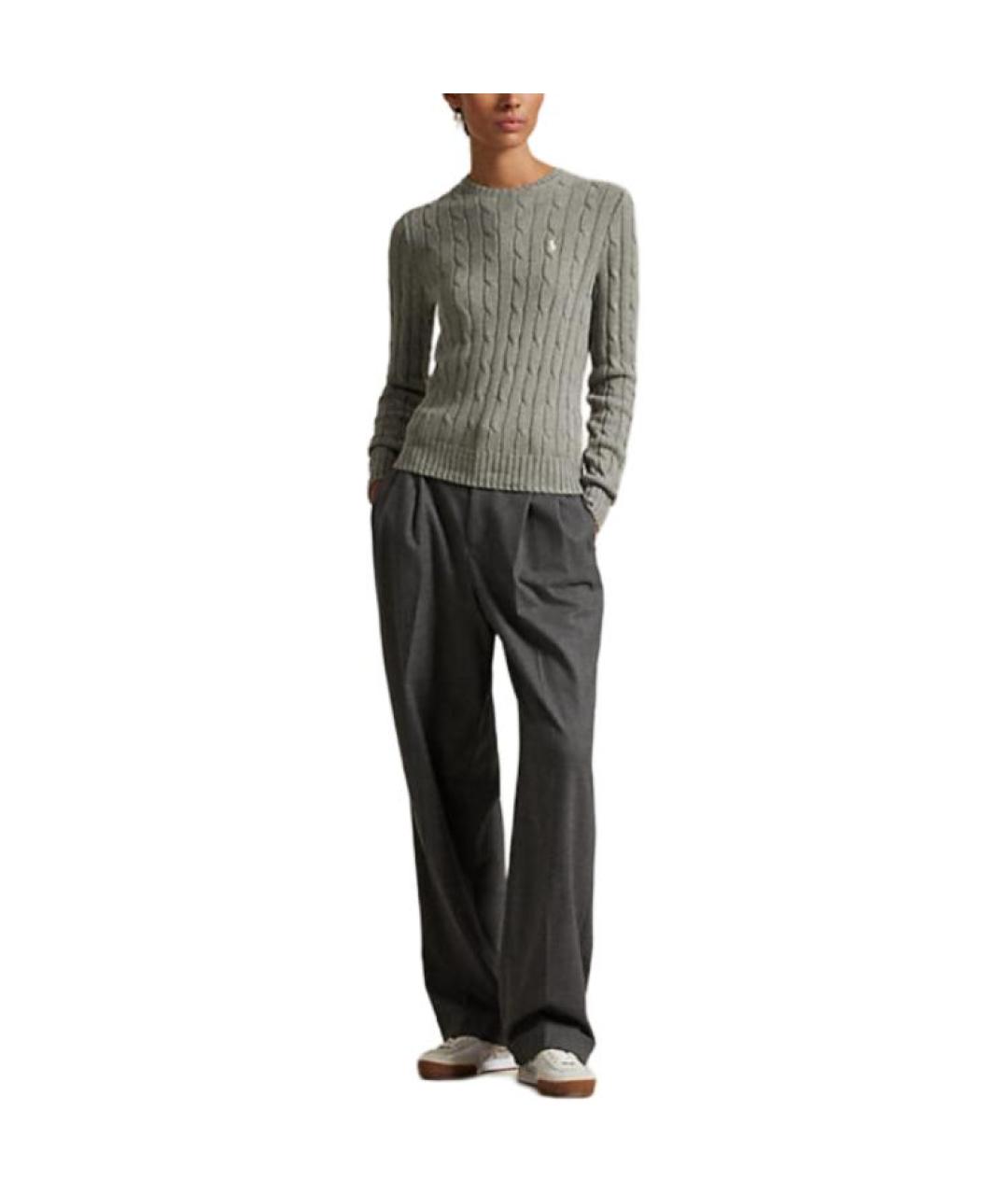 POLO RALPH LAUREN Серый джемпер / свитер, фото 3