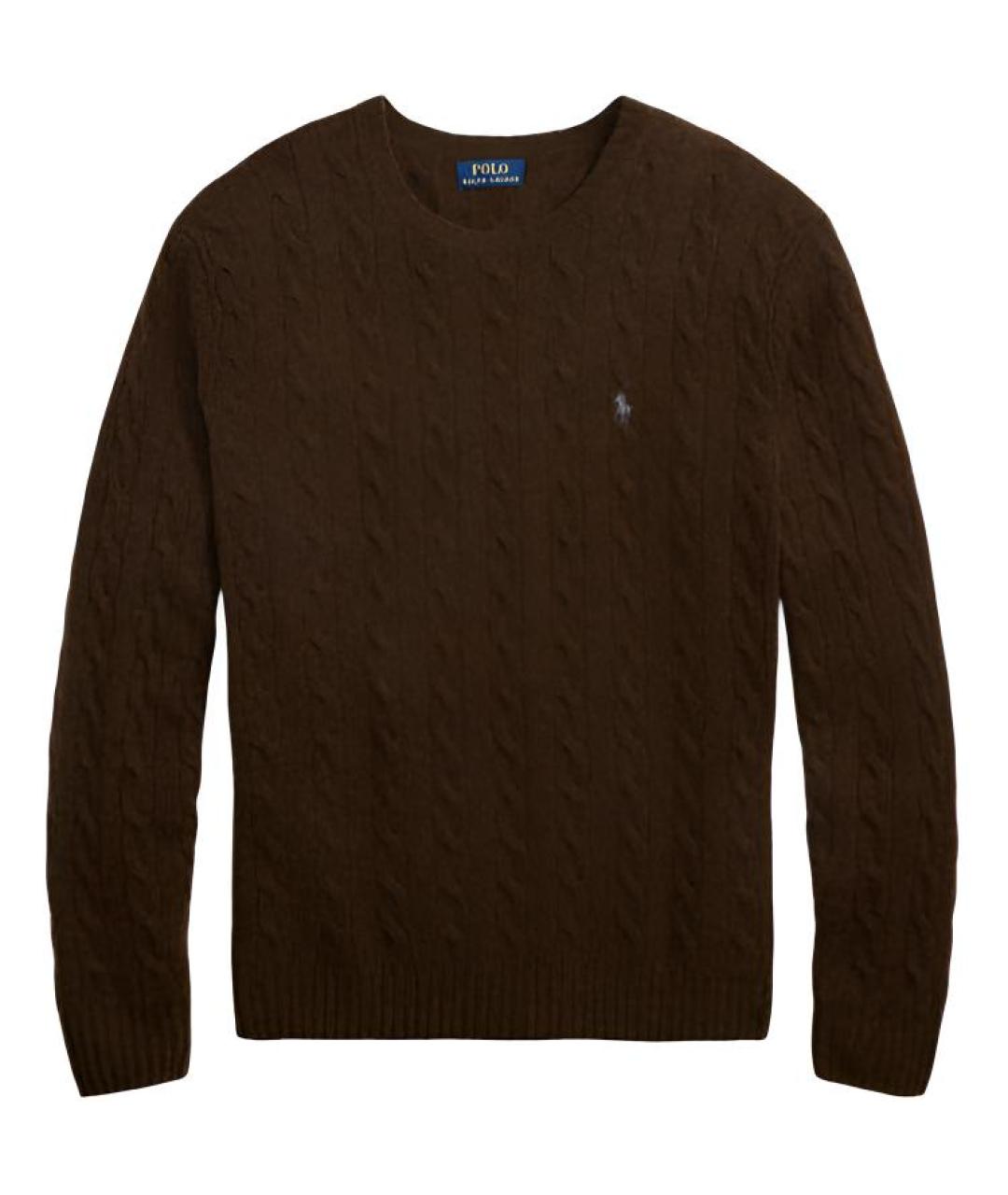 POLO RALPH LAUREN Коричневый джемпер / свитер, фото 1