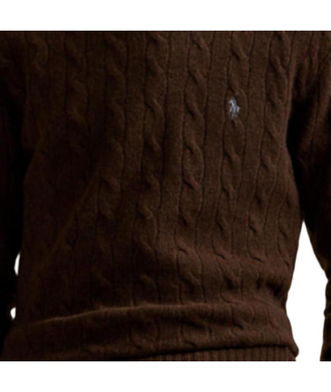 POLO RALPH LAUREN Коричневый джемпер / свитер, фото 5