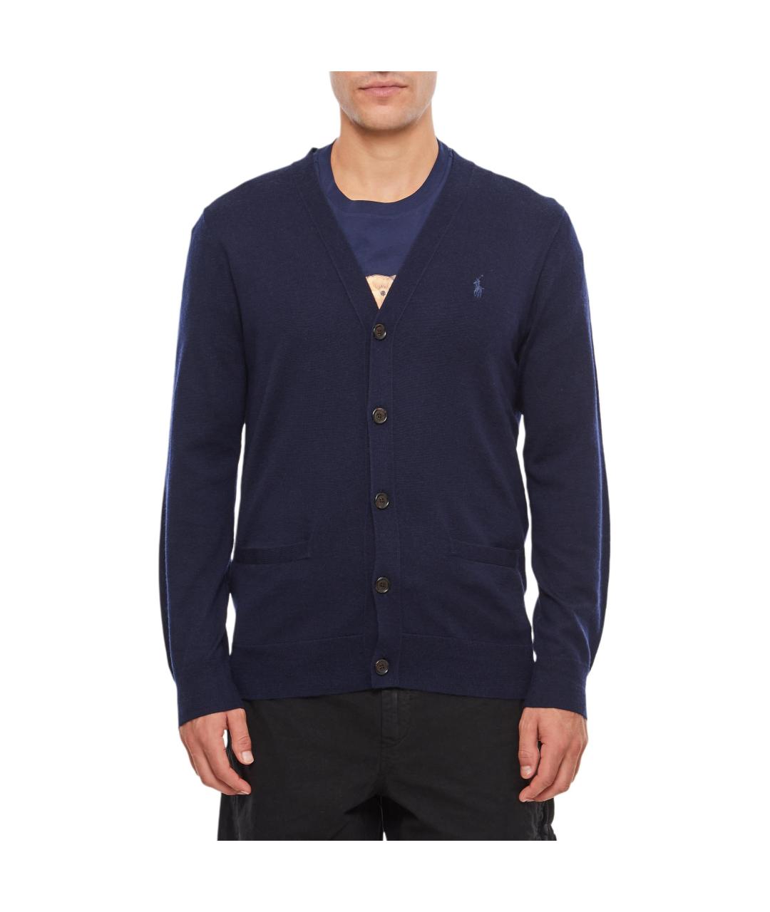 POLO RALPH LAUREN Темно-синий кардиган, фото 2