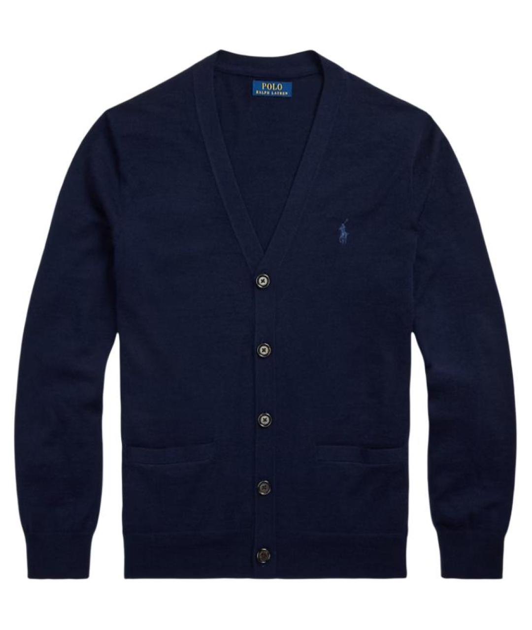 POLO RALPH LAUREN Темно-синий кардиган, фото 1