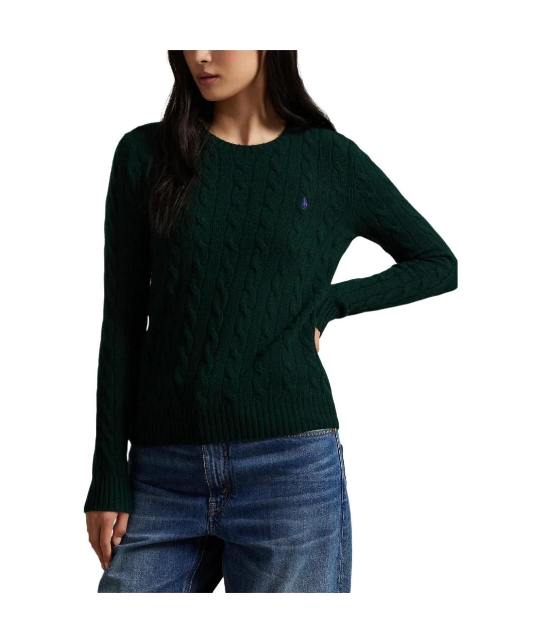 POLO RALPH LAUREN Зеленый джемпер / свитер, фото 4