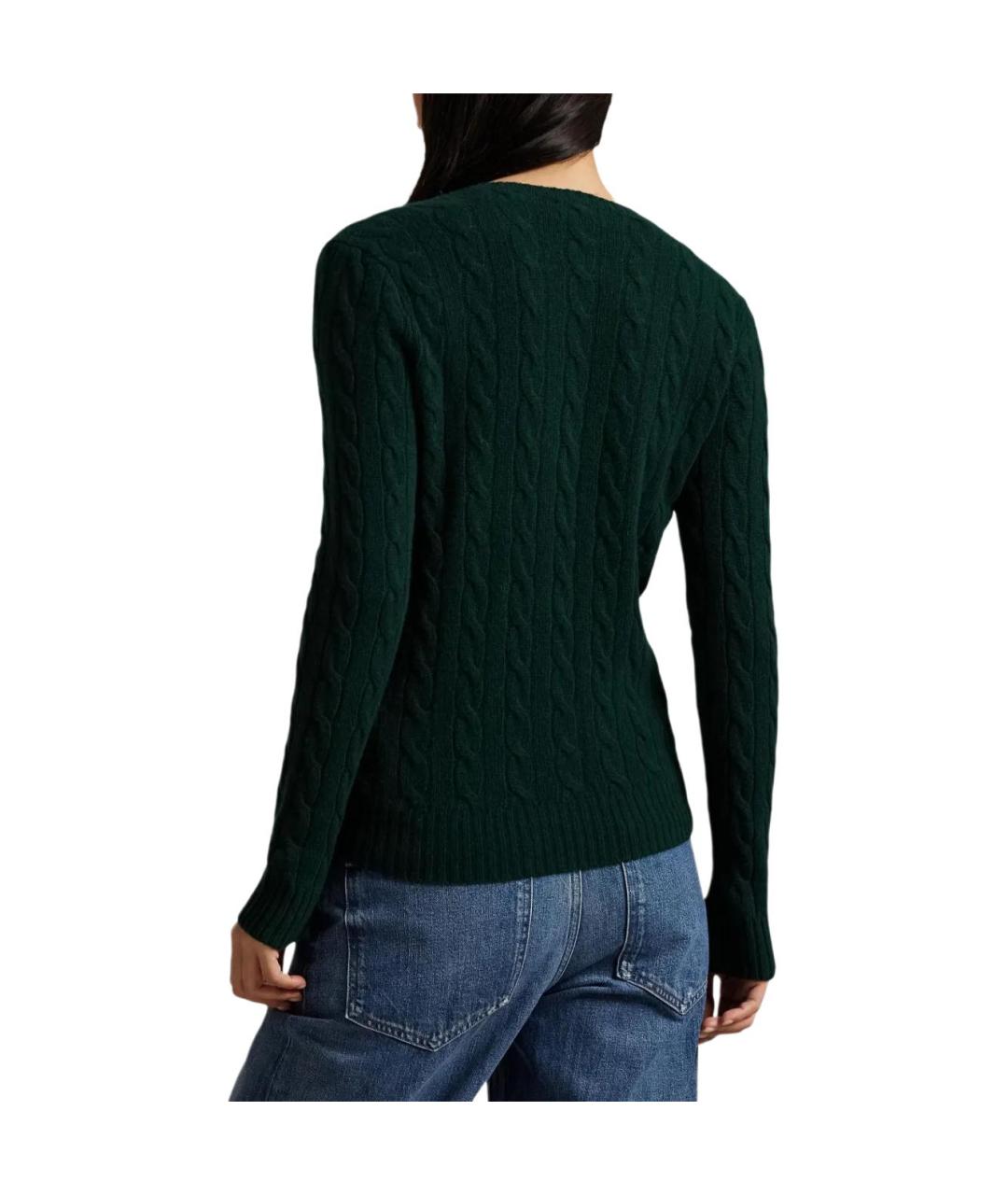 POLO RALPH LAUREN Зеленый джемпер / свитер, фото 3