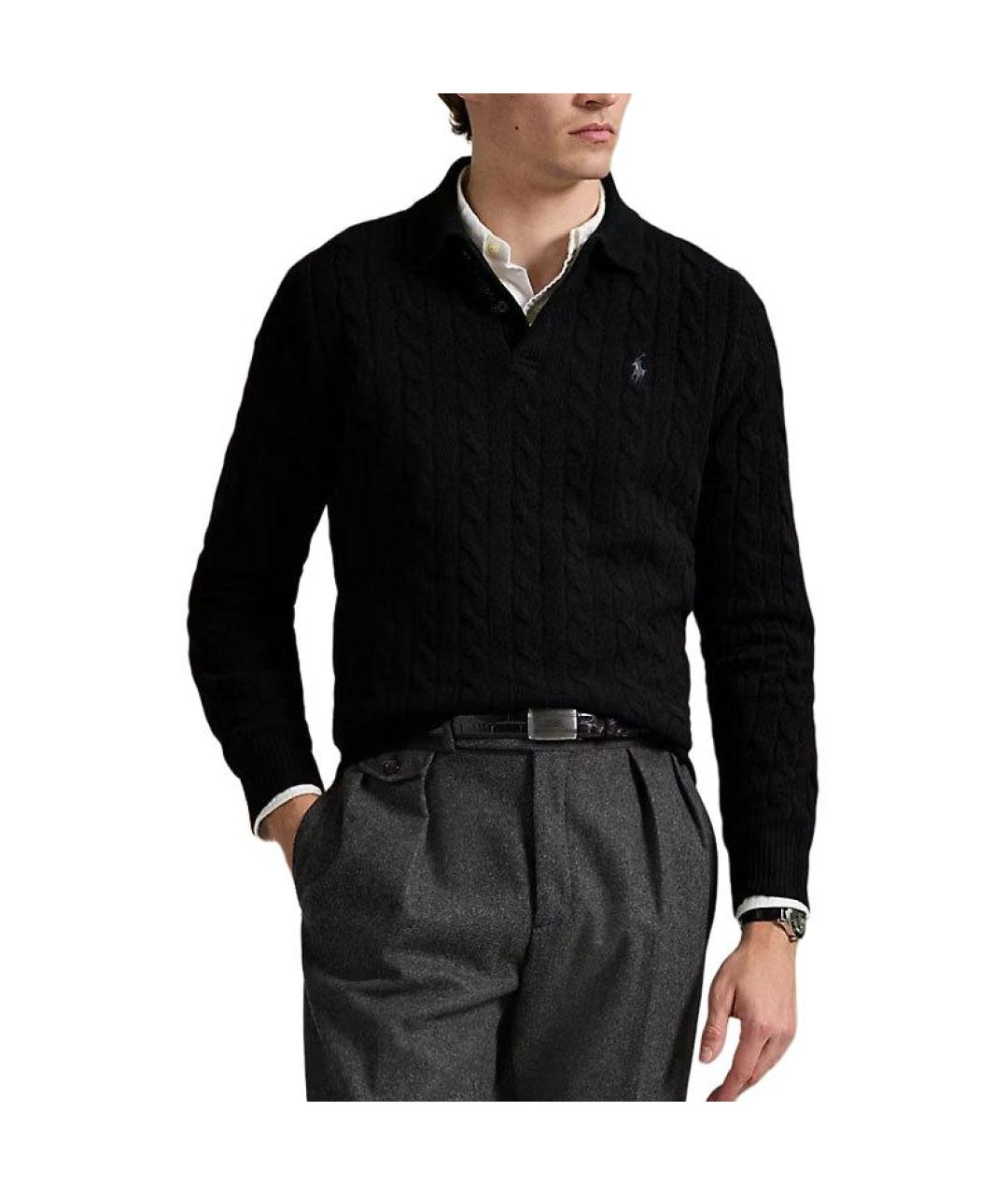 POLO RALPH LAUREN Черный джемпер / свитер, фото 3