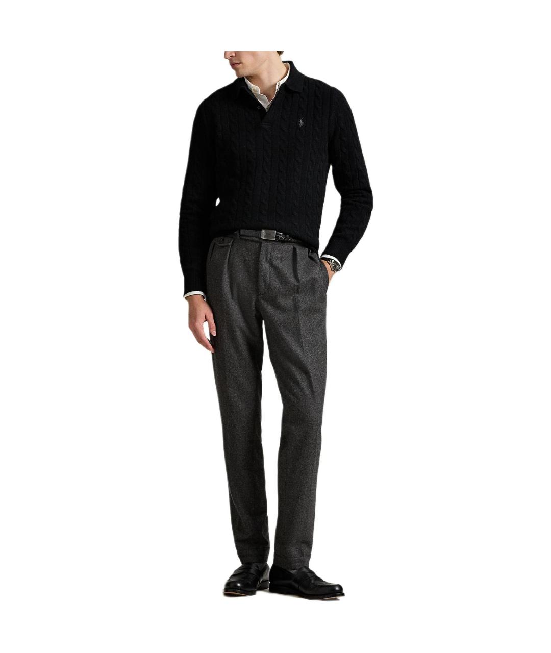 POLO RALPH LAUREN Черный джемпер / свитер, фото 4